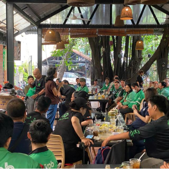 Participative research - bike riders take part in shaping an app helped to protect outdoor workers from the health risks of climate change. 