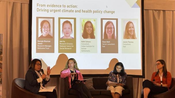 Anh speaking at a panel at CBA20, 2026 conference in Manila